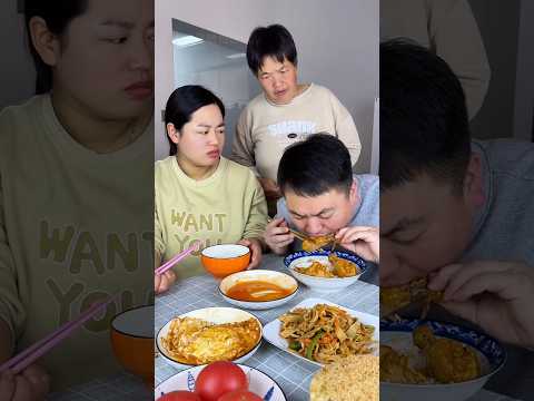 I Fooled My Husband Into Eating Chicken And Noodles 😂 #foodchallenge #shortsfeed #ytshorts