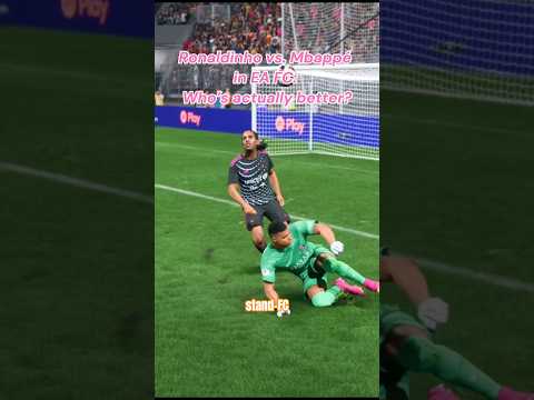 Ronaldinho🇧🇷 vs Mbappé🇫🇷 #shorts #football #soccer #games #gaming #ronaldinho #mbappé #FC24 #ロナウジーニョ
