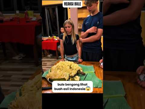 bule bengong ketika melihat buah asli Indonesia⁉️😱#shorts