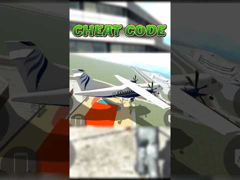 BIG AEROPLANE CHEAT CODE in Indian Bike Driving 3D [ Indian Bike Driving 3D ] #shorts