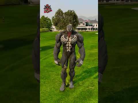 GTA 5 Venom takes revenge from Avengers #akgamesauto #gta5funny #gta5shorts #spiderman #shorts #gta5