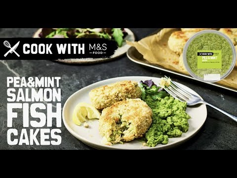 M&S | Cook with M&S ... Quick fishcakes with pea & mint mash