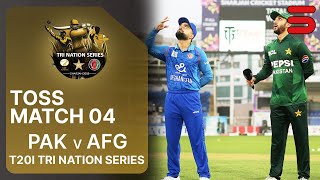 Toss | Pakistan vs Afghanistan | T20I Tri Nation Series 2025 | Match 4 | ECB | M3Q1K