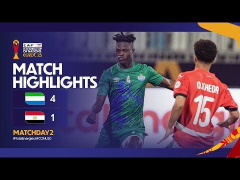 Resumen del partido Sierra Leone U20 - Egypt