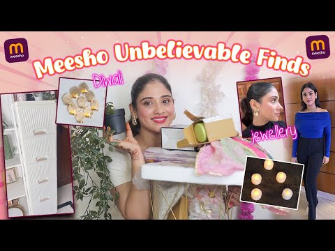 MeeshoHaul✨ Unbelievable 🤩 Finds? || storage drawer diwali 🪔 decore,kitchen , dias & more