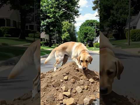 Golden Retriever asked humans for help to save a baby