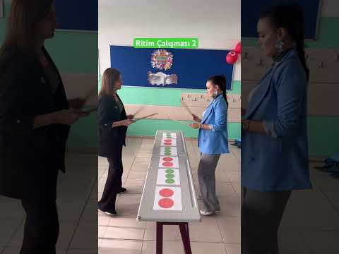 Renklerle Ritim – Eğlenceli Orff Çalışması #shorts #globalteacher #primaryschool #schoolfun