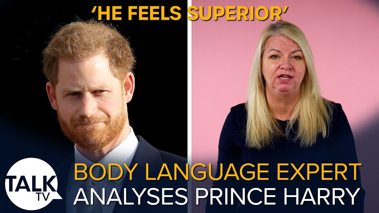 ‘He Feels Superior To The Royal Family’ Body Language Expert Analyses Prince Harry