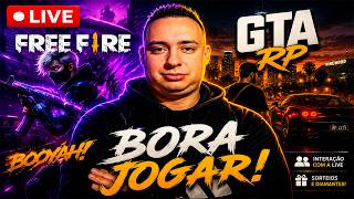 LIVE ON❤️GTA RP AO VIVO❤️ FREE FIRE AO VIVO❤️O MELHOR DOS DOIS JOGOS❤️ MUITA AÇÃO, RISADAS E CAOS!!!