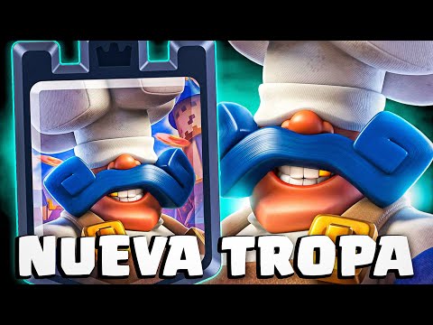 LA NUEVA ROTÍSIMA TROPA DE TORRE “EL CHEF” EN CLASH ROYALE - KANARIOOO