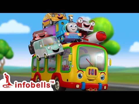 ஸ்கூலுக்கு நேரமாச்சு வா வா வா - School Bus | Tamil Rhymes for Children | Infobells #tamilrhymes