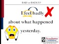 Understanding Adjectives and Adverbs