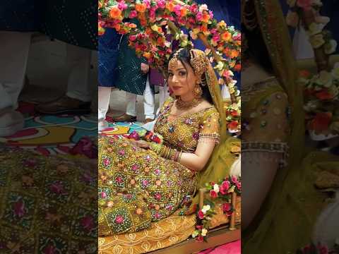 Dulhan ki dholi mehndi #youtubeshorts #wedding #shortsvideo #mehndi #bride #viral