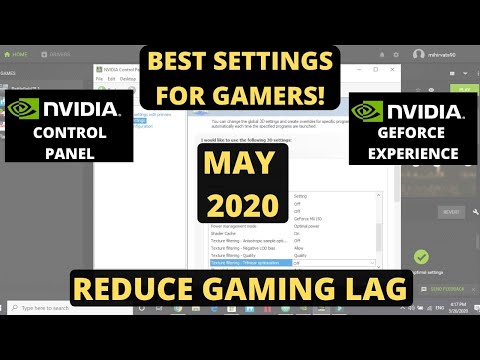 nvidia control panel best settings gtx 1060