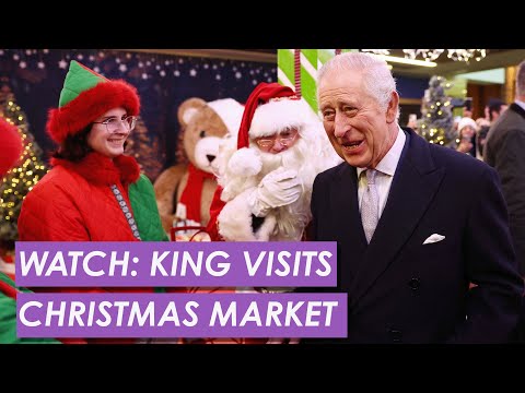 WATCH: King Charles Visits Curated Makers Christmas Market