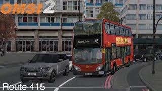 415 to Tulse Hill Station 🚉/ OMSI 2 #busgame #route415 #omsi2 
