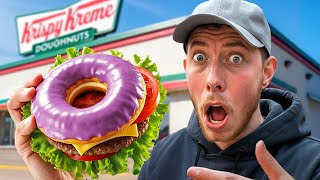 I Tested VIRAL Krispy Kreme Burger!