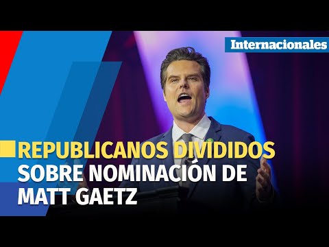 Republicanos divididos sobre nominación de Matt Gaetz a Fiscal General