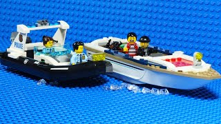 Lego City Marine Police Robbery Boat Crash