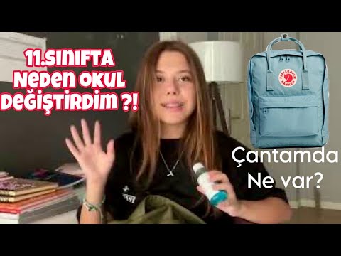 Okul Çantamda Ne Var || 11. Sınıfta NEDEN OKUL DEĞİŞTİRDİM ?! Tuana Zeybek