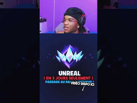 Ma réaction à mon rank unreal 💀 #fortnite