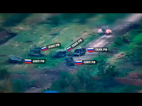 Колону танков рф мангалы не спасли.