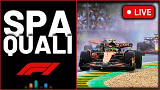 🔴F1 Live 2025 Belgian GP Qualifying | Commentary + Live Timings | Formula 1 Watchalong