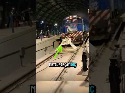 Yolun Sonunda Trenler Böyle Durduruluyor!🚂💥🚧