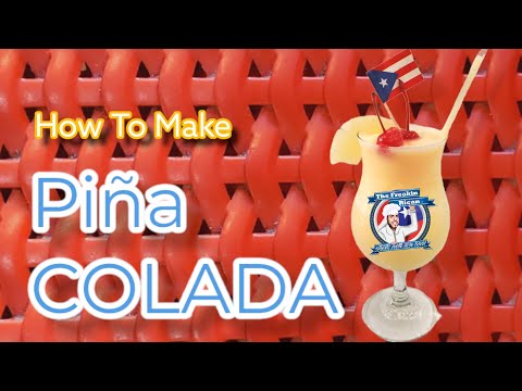 How To Make Piña Colada (fast and easy)