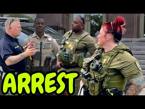 ARRESTED FOR PAYING HIS TAXES!