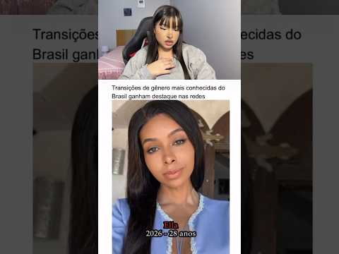 Antes e depois das transições do famoso #reagindovideos