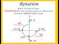 Transformation Matrices and Rotations