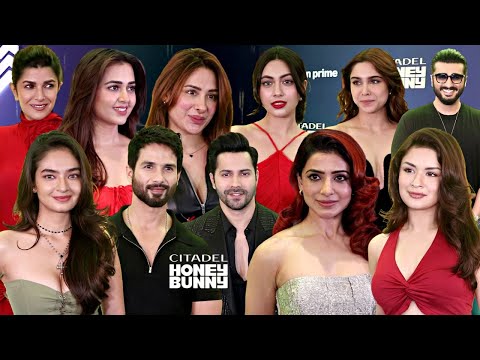 CITADEL Honey Bunny Premier | Varun Dhawan, Samantha, Shahid Kapoor, Avneet Kaur, Anushka Sen, Reem