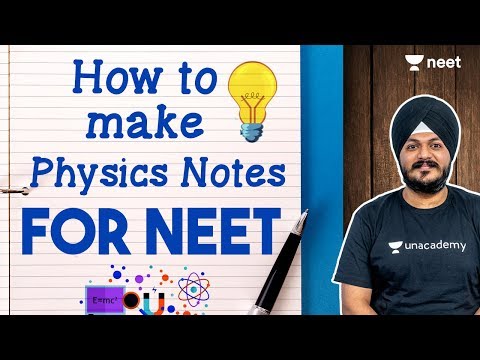 How to Make Notes - Physics | How I Make Notes | NEET...