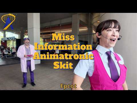 Miss Information Animatronic and Al Gorithm Meet Guests at Epcot