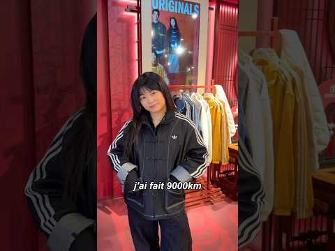 9000km pour choper la veste adidas nouvel an chinois 🇨🇳!!! #shortswithzita #shorts