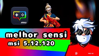 MELHOR SENSI MSI APP 5.12✅ FREEFIRE EMULADOR 2025!😍