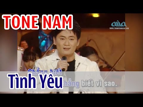 Tình Yêu KARAOKE – Lâm Nhật Tiến | Tone Nam | Asia Karaoke Beat Chuẩn