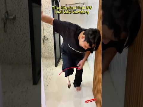 Gara gara nginjek boneka pocong kaki kak DS jadi kaki kambing #davidsunairi #wargads #minivlog