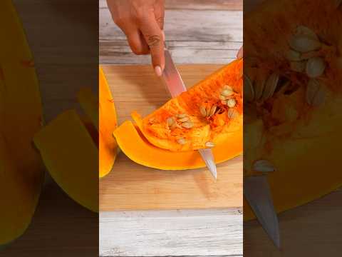 Sabias que si pelas unos pedazos de calabaza