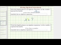 Algebraic Expressions with Variables