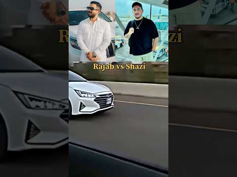 Rajab vs Shazi Car Race 😱 #rajabfamily #shortsfeed #viralshort #92umar