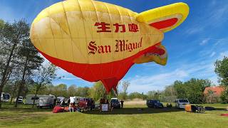 VERY OLD Hot Air Airship walk through
