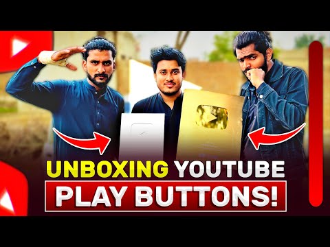 First YouTuber To Unbox Golden & Silver Play Button in One Video | Achievement | Zeeshan Usman