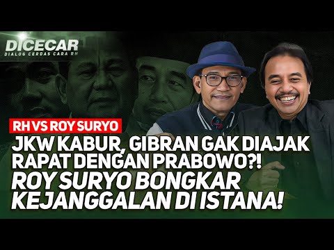 JKW KABUR, GIBRAN GAK DIAJAK RAPAT DENGAN PRABOWO?! ROY SURYO BONGKAR KEJANGGALAN DI ISTANA!