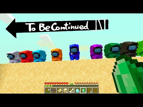 MINECRAFT BUT IT'S AMONG US | FUNNY COMPILATION BY SCOOBY CRAFT TO BE CONTINUED IMPOSTORS MEME