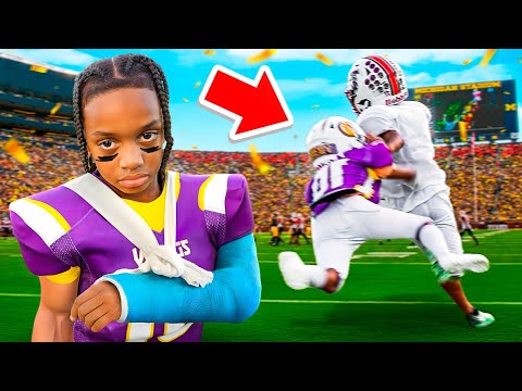 KYRIE'S FIRST TACKLE FOOTBALL GAME OF THE NEW SEASON ENDED BAD!