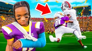 KYRIE'S FIRST TACKLE FOOTBALL GAME OF THE NEW SEASON ENDED BAD!