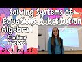 Solving Systems of Equations with Substitution Techniques
