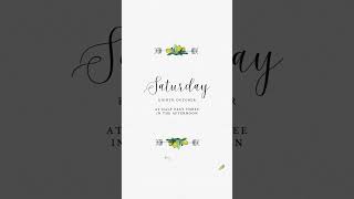 Beautiful Canva DIY Italian Destination Wedding E Invitation